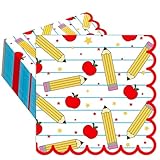 Whaline 100 Pcs Back to School Cocktail Napkins...