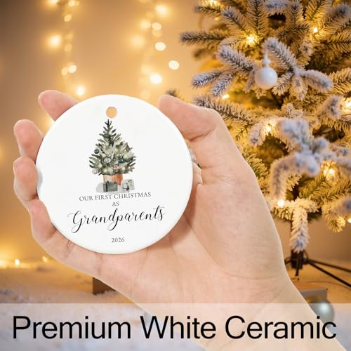 Our First Christmas as Grandparents Ornament 2026,New Grandparent Gifts - Image 5