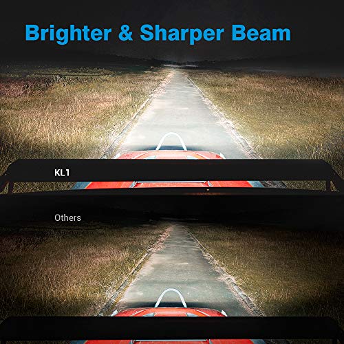 Mictuning X-Explorer Kl1 Led Light Bar - Unique Stp Reflectors 52 Inch 300W Off Road Driving Light Combo Work Light With Wiring Harness Side Brackets, Patent Pending #TOP3