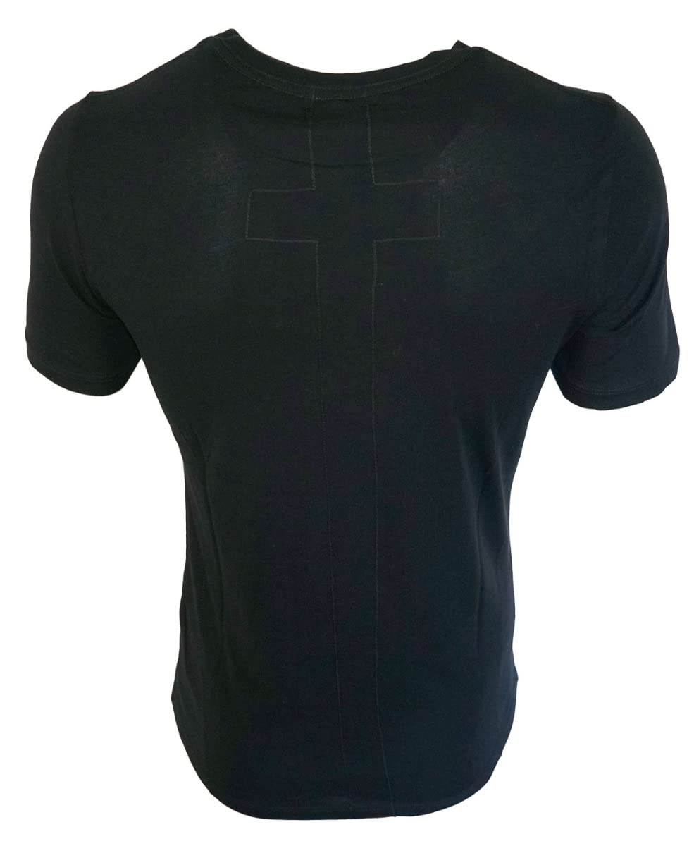 Religion Clothing - Camiseta para hombre, diseño de calavera dividida