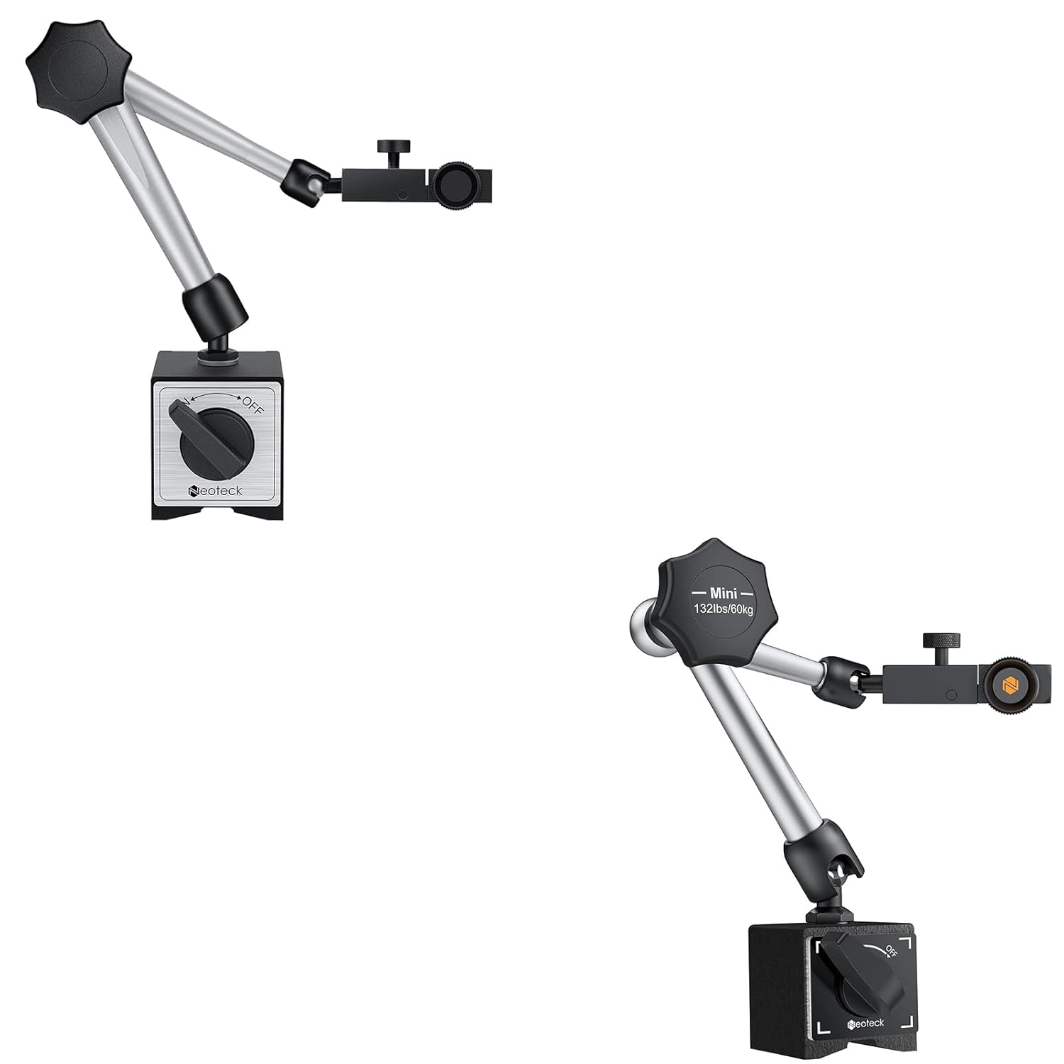 Neoteck 176lbs/80kg Magnetic Base Stand + 132lbs/60kg Magnetic Base Stand