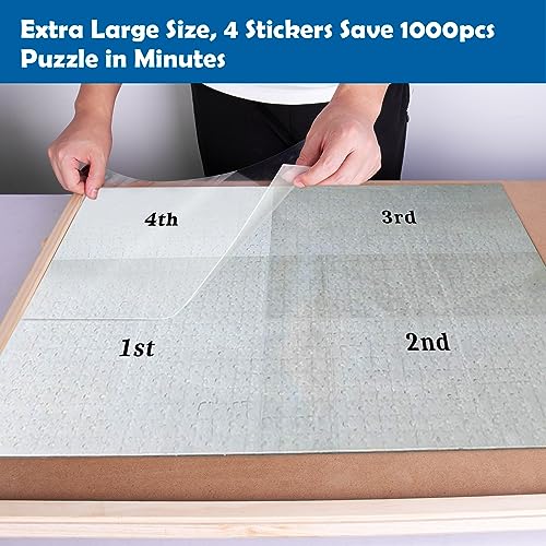 Extra Large Puzzle Glue Sheets Puzzle Saver Peel And