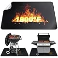 Grill Mat for Outdoor Grill Deck Protector 40 x 60 inch | Heat Resistant Fireproof Mat | bbq Mat for Under Grill | Fire Place Mat | Fireplace Mat | Oil Proof Waterproof Protector for Decks and Patios