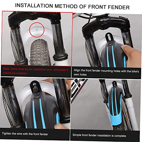 Ajustável Estrada Mountain Bike Bicicleta Ciclismo Pneu Dianteiro/Traseiro Guarda-lamas Guarda-lamas