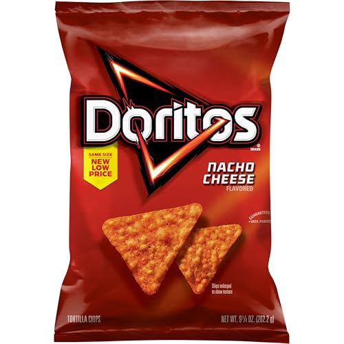 Image of Doritos Tortilla Chips Nacho Cheese Bag, 9.25 Oz