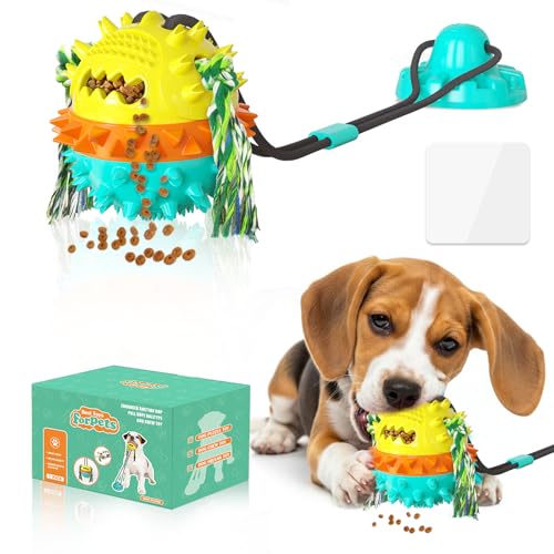 LIPEND Dog Toys for Aggressive Chewers Interactive Indestructible Puzzle Stimulating