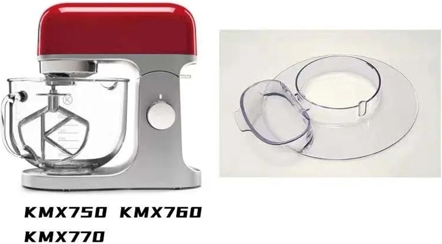 Compatible for Kenwood KMX750 KMX752 KMX754 Stand Mixer Dust Cover Accessory