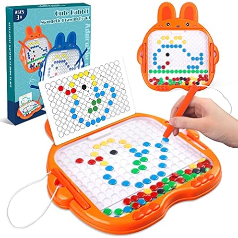 Weilim Tablero Magnético Infantil con Conejo y 2 Rotuladores Cover