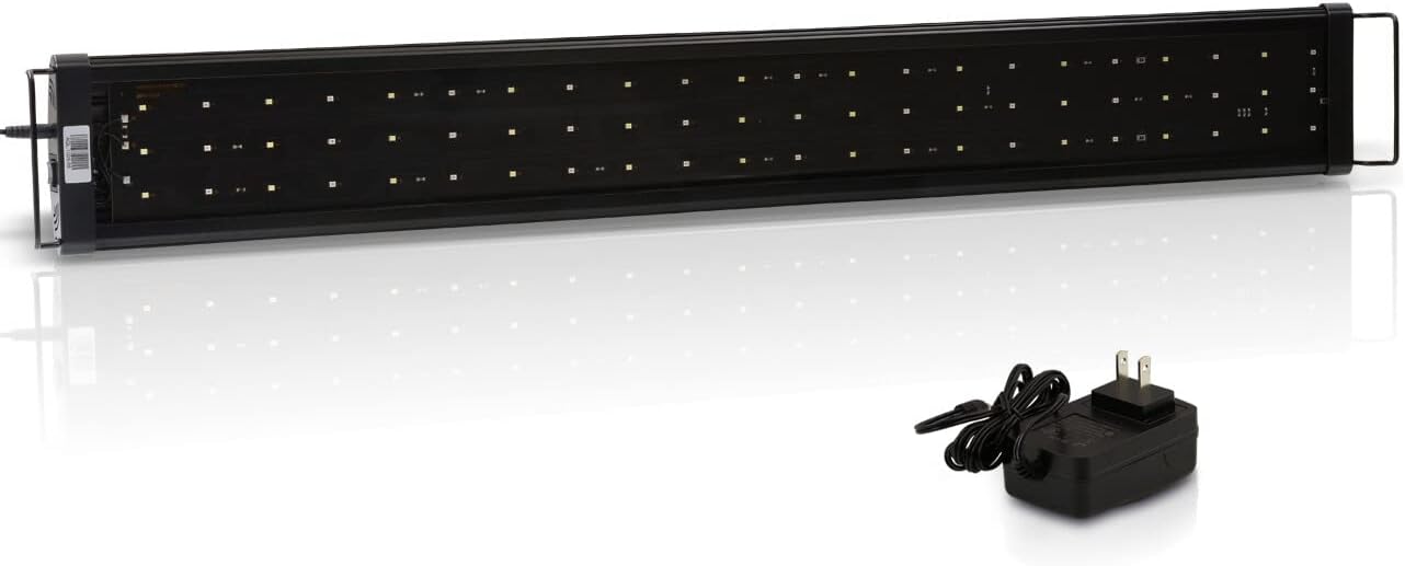 AJP Distributors 66 LED SMD 35"-41" Aquarium Light Bar Full Spectrum Fish Tank Strip Lamp Extendable Brackets Adjustable 2-Modes Multi-Color White Blue Red Green 3420 Lumen Fresh Water Plant Growth