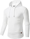 JMIERR Men's Long Sleeve Hoodies Shirt Casual Longline Pullovers T-Shirts | Drawstring Hoodie, Athletic Sweatshirt, Hoody, Fall, Winter, Stretch, Muscle Shirt, Regular Fit, Golf, Solid Color