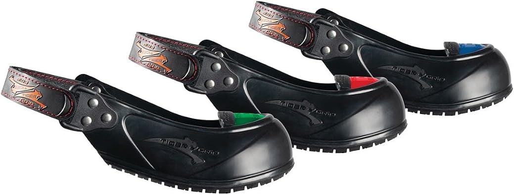 Safety Jogger Visitor Slip-Resistant Safety Toe Protectors - Lightweight Toe Cap Overshoes with Self-Clean Studs, Universal, Black | 5.0-7.5W/2.5-5.5M