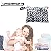 Damero Travel Wet and Dry Bag with Handle for Cloth Diaper, Pumping Parts, Clothes, Swimsuit and More, Easy to Grab and Go (Small, Gray Arrows)