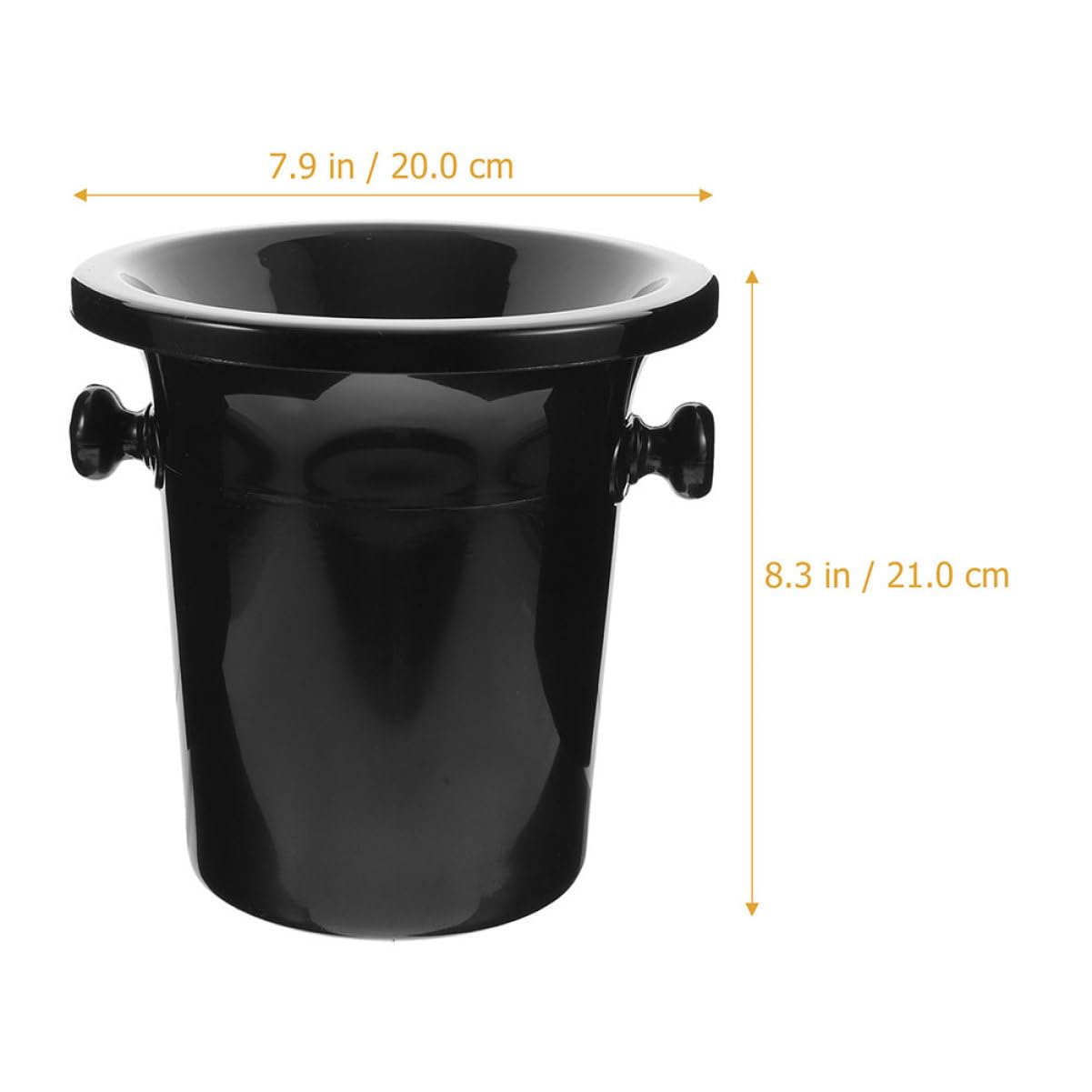 BESTYASH 2pezzi Sputacchiera Rondetta per Degustazione di Vino Secchio per Svuotamento di Sputacchiera Portatile Barile per Conservazione della Birra Accessori per Bar