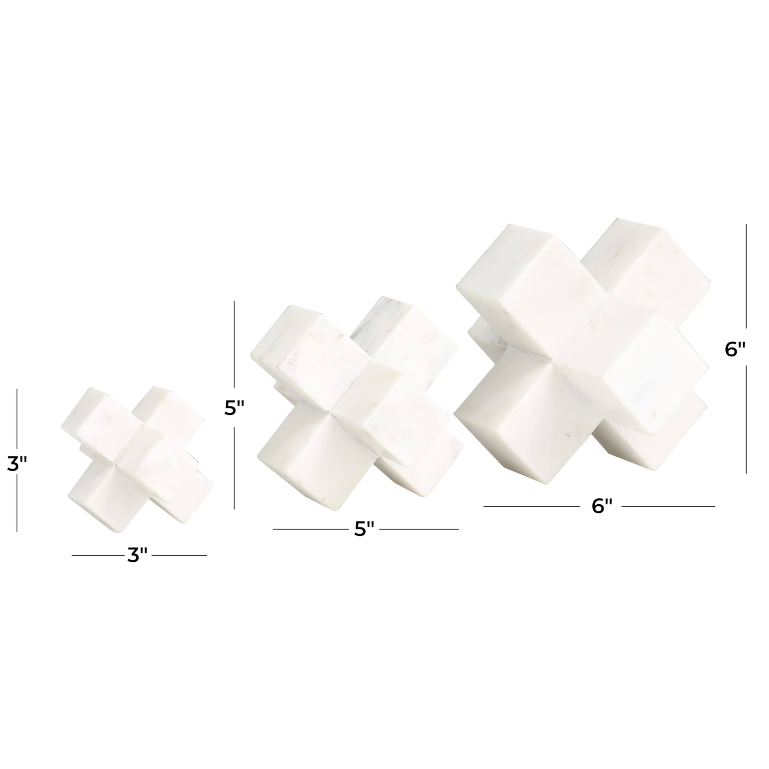 marble♡ Marble Pinwheel Wall and Floor Mosaic Tiles - Case (10