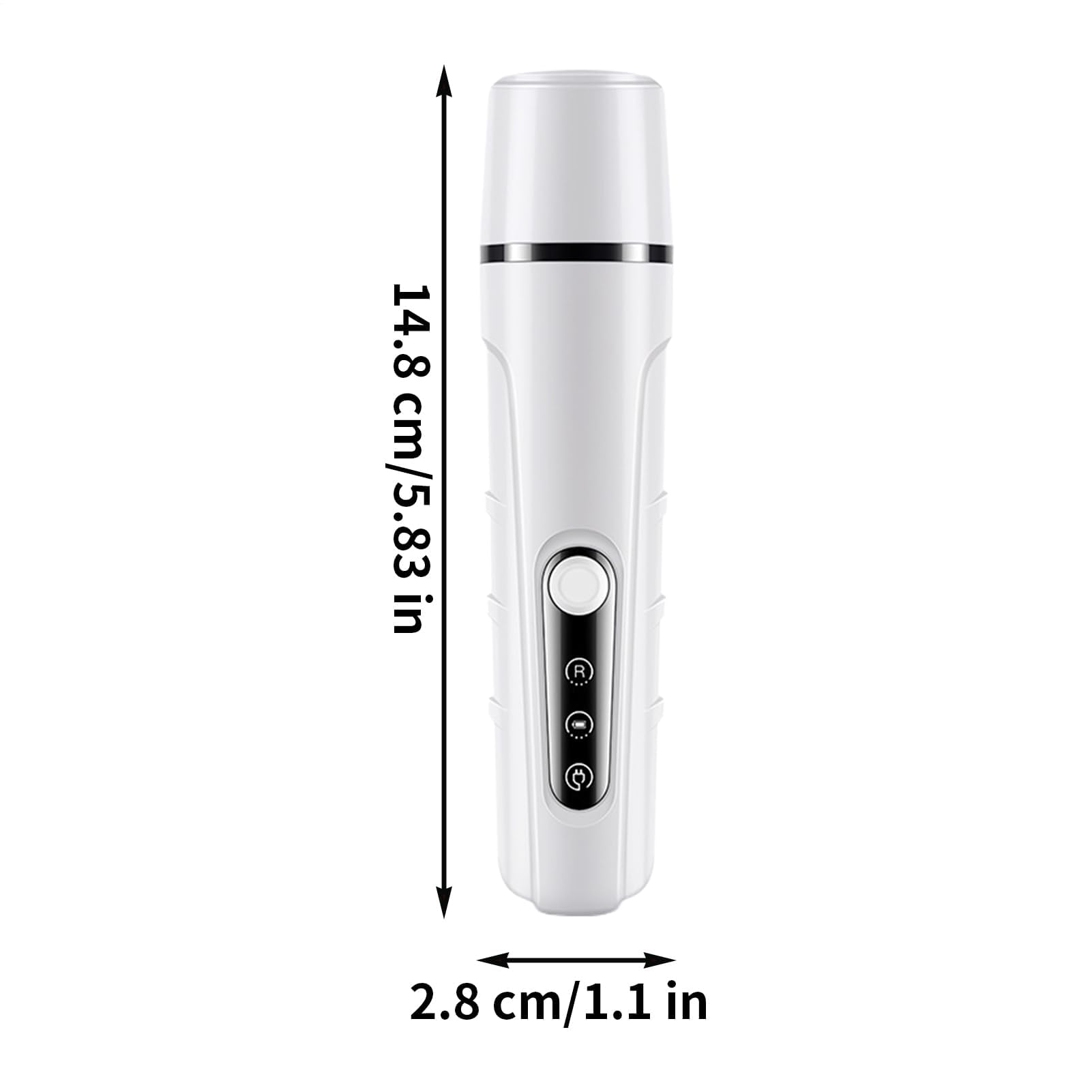 Cortauñas para Mascotas, Lima de uñas for Perros – con Luces LED eléctrica for Recargable por USB Cabezal Repuesto