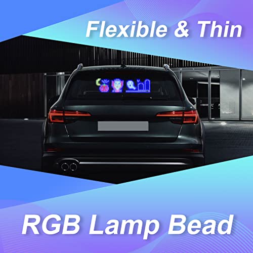 Image of GOTUS Programmable LED Sign,String lights for festive decoration,Control by Bluetooth APP Control,DIY Design Text, Patterns, Animations