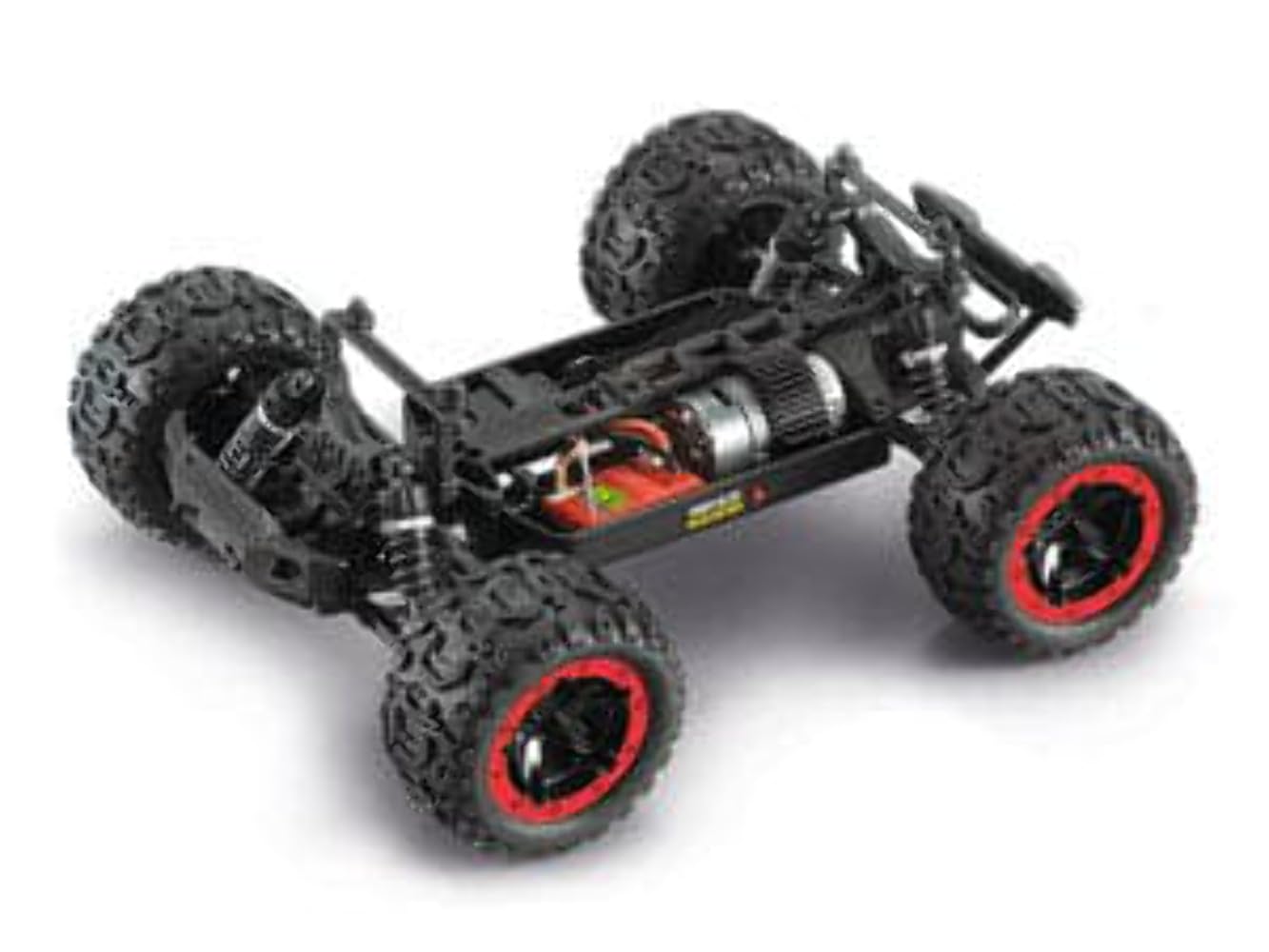 Monster Truck télécommandé 4WD Blackzon Slyder Rouge 1/16 RTR - Enfants 7-11 Ans