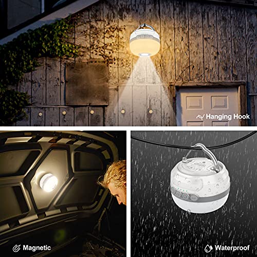 Camping Lantern Rechargeable, TENROOP Camping Light for Tents, 10400mAh High Capacity Power Bank, RGB LED Lantern… - Image 6