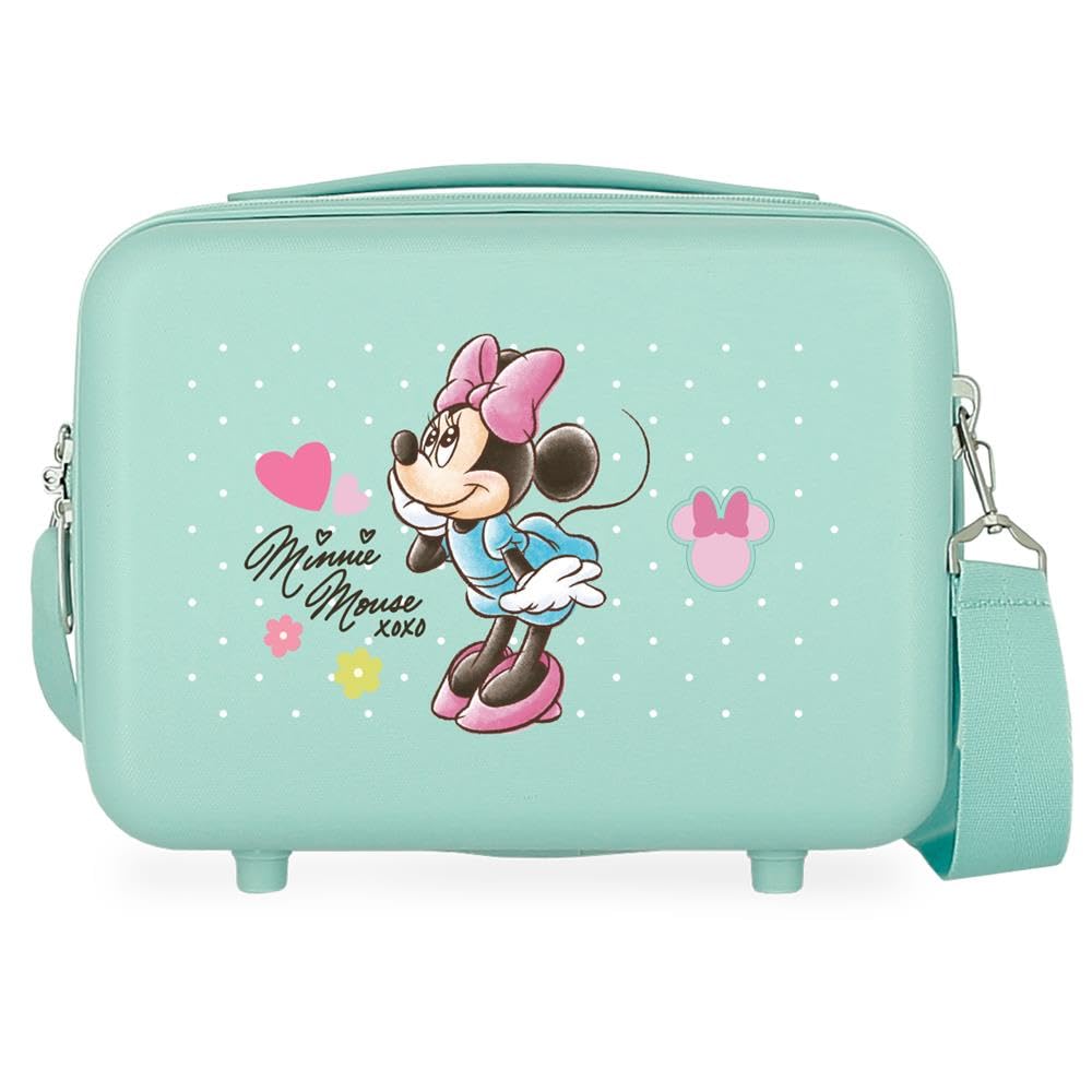 Disney Joumma Bags, Minnie Imagine, School Pencil Case, Children's Pencil Case, Made of Polyester., blue, Toiletry Bag