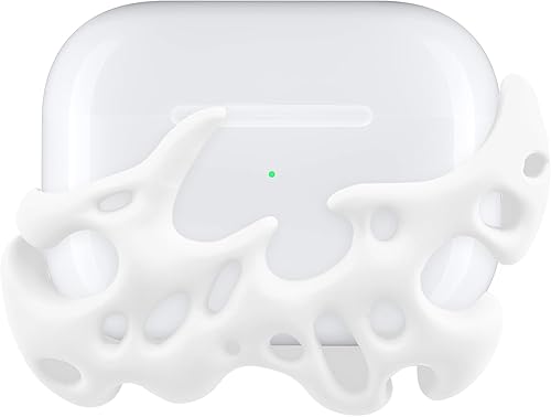 Funda compatible con AirPods Pro 2, funda única de silicona suave 3D para AirPods Pro 21 (20222019) (negro)