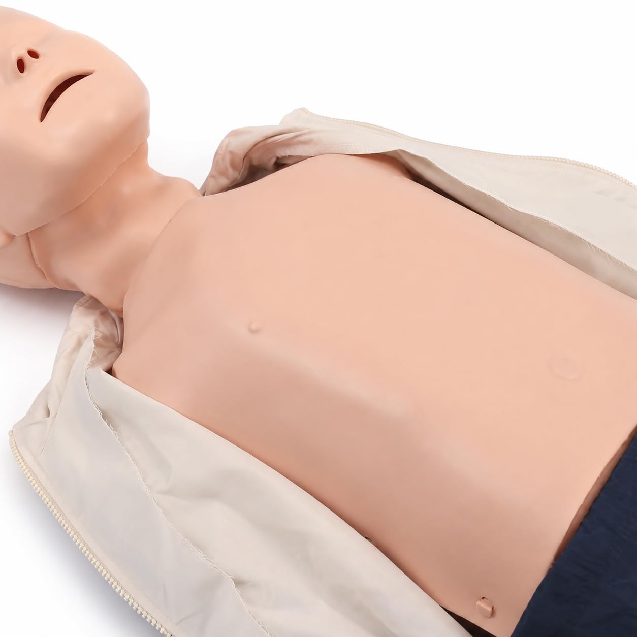 Maniquí de RCP para niños, modelo de entrenamiento profesional de cuerpo completo para práctica de primeros auxilios para bebés y niños