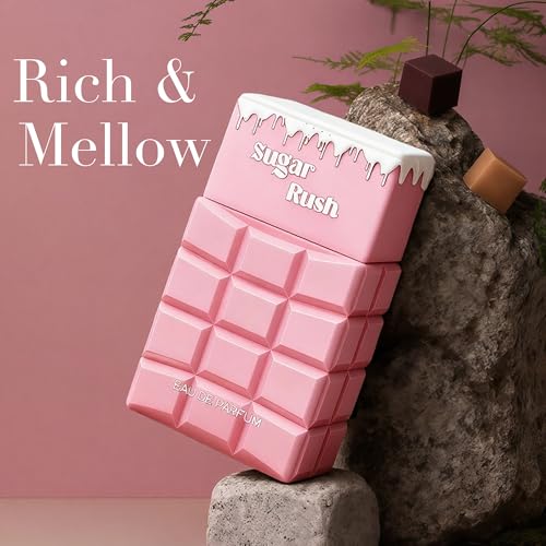 Image of AFLUXE sugar rush Candied Dreams EDP Perfume for Women, Grapefruit & Jasmine Scent, Long Lasting Floral Fragrance, Cologne for Daily Use, 3.4 Fl Oz