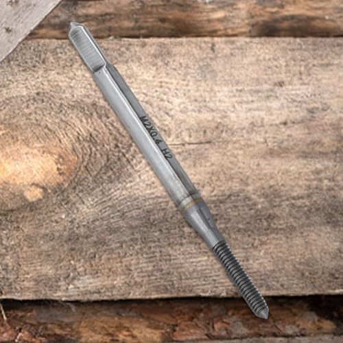 Cobalt-Containing Extrusion Tap for Stainless Steel, for HSS-E High-Speed Steel with Industrial Coating, Chip- Tapping Tool, Forming Design, Square Handle, M2-for M12 Sizes(M2)