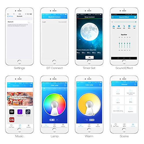 Horevo Upgrade 15 Inch Dimmable Led Music Ceiling Light With Bluetooth Speaker 24W, Bluetooth Control Via Smart Phone App, Flush Mount Ceiling Light Family Bedroom (Remote Includes) #TOP6