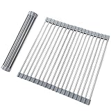 💧【Produktgröße】 52 cm × 33 cm, geeignet für die meisten Standardspülen. Bitte überprüfen Sie vor dem Kauf, ob die Größe des Produkts zu Ihrem Spülbecken passt.