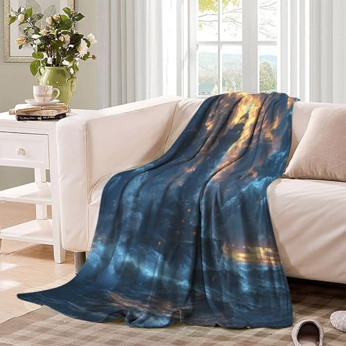 Phares literie peluche douce couverture lit impression 3D grand format - 5