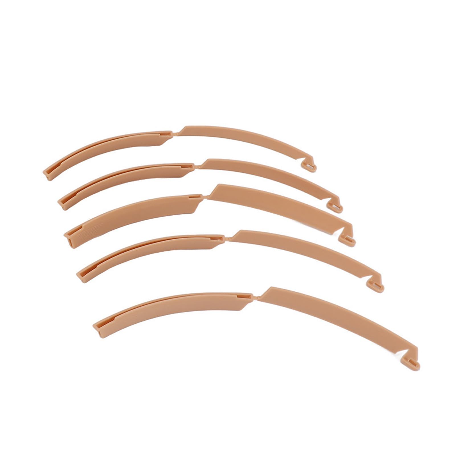SIYANO 5PCS Drainable Pouch Clamp，reusable Colostomy Bags Clip Easy Open Ostomy Bag Curved Clamp，open Ostomy Bags, Plastic Leak-Proof Sealing Clips
