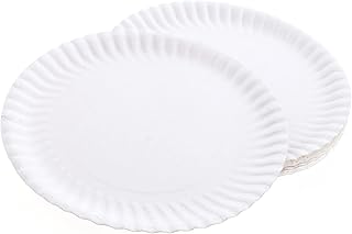 Perfect Stix 9 inch Paper Plates. Pack of 100 Count Paper Plates. Made In the USA.