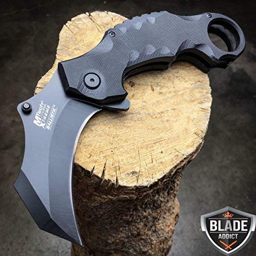 MTECH XTREME TACTICAL G'Store Spring Assisted Open KARAMBIT Pocket Knife