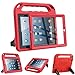 Price comparison product image Surom Kids Case for iPad 2 3 4 Old Model- Built-in Screen Protector, Shockproof Handle Stand Kids Friendly Protective Case for iPad 2nd 3rd 4th Generation, Red