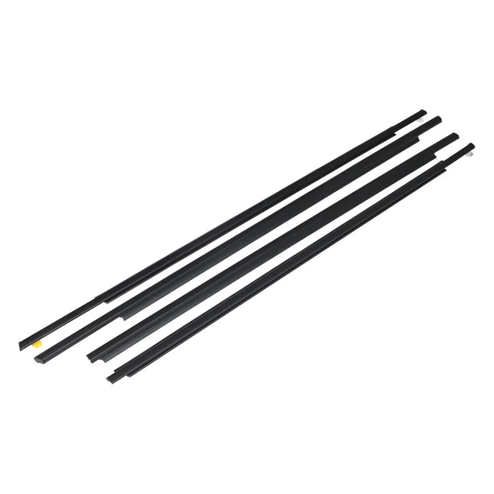 Glilar One Color Automotive Window Seals Compatible With Toyota For Prius Nhw20 2003-2009 4Pcs Car Outer Windows Weatherstrip Seal Belt Exterior Moulding Trim 7571047010