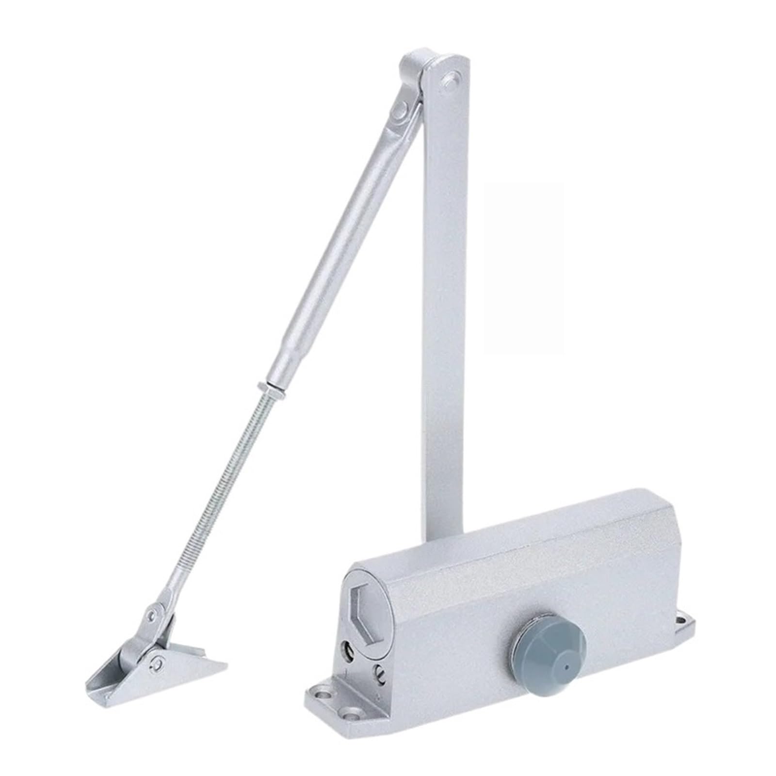 SWENEEN Automatic Door Closers Security System Adjustable Closing/Latching Speed Aluminium For Left And Right Hand Doors 25-45Kg 900Mm Easy For Home Commercial Use,