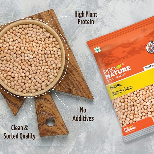 Image of Pro Nature Pulse - Chana Kabuli, 500g Pouch (Pack of 3)