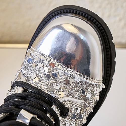 IWIHMIV Toddler Girl's Short Ankle Boots Winter Side Zipper Dress Booties Outdoor Non Slip Girl Riding Boots4