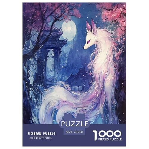 Puzzle de zorro de 1000 piezas para superar el aburrimiento con un gran reto