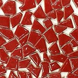 200g Ceramic Mosaic Tiles for Crafts,Irregular Stained Ceramic 0.2"x0.8" Porcelain Mosaic Tiles for