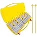 EASTROCK Xilófono 25 notas, Glockenspiel, piano para niños, juguete musical, 2 mazos para niños y funda (25 NOTE)