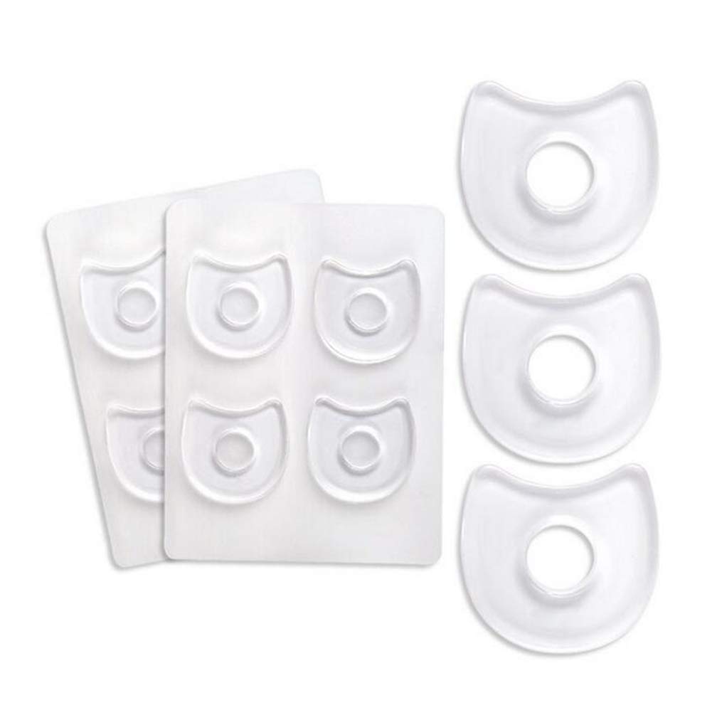 Callus Insert Stickers, Self Adhesive Horseshoe-shaped Gel Toe Corn Blister Pad Callus Remover Cushions, High Heel Shoes Wear-Resistant Stickers Reduces Foot Pain Foot Care Patch