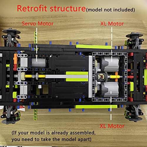 Image of for Lego Technic Lamborghini Sian FKP 37 42115 Motor and Remote Control Upgrade Kit, 3 Motors, APP 4 Modes Control, Quality Gift, Compatible with Lego 42115(Model not Included) (Ordinary Motor)