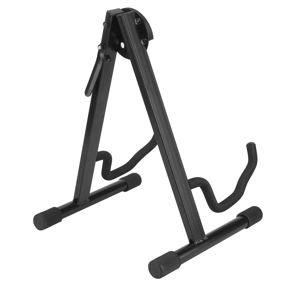 Ejoyous Support de Violoncelle, Support de Guitare Réglable, Pliant, Accessoires d'Instruments de Musique, Métal Noir