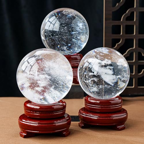 Sphère en quartz clair idée cadeau prestigieuse maison