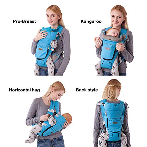 Baby Carrie, Ergonomische, Babydrager Geschikt voor Reizen, 3D Ademend mesh, Ademende - Image 7