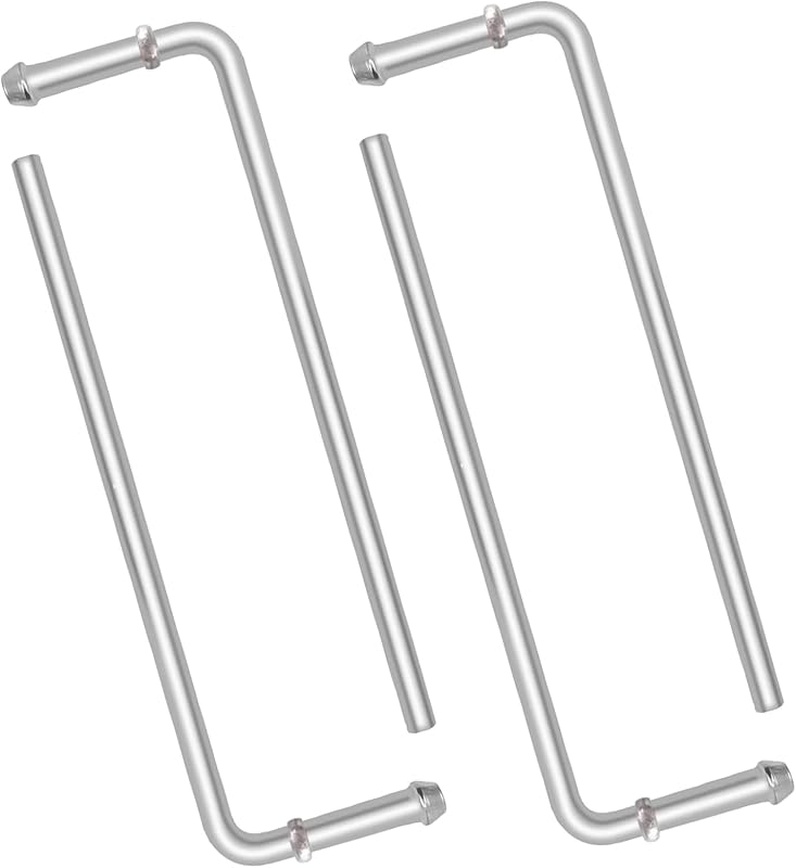 Exhaust Hanger Rod, 10" Long 304 Stainless Steel Muffler Hanger | Universal Exhaust Hanger Rod, Double-Ribbed Design, Enables Easy Welding & Molding, Corrosion-Resistant