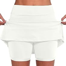 Athletic Skorts for Woman Elastic Tennis Yoga Shorts Hight Waist Solid/Gradient Skirts Tummy Control Skinny Joggers
