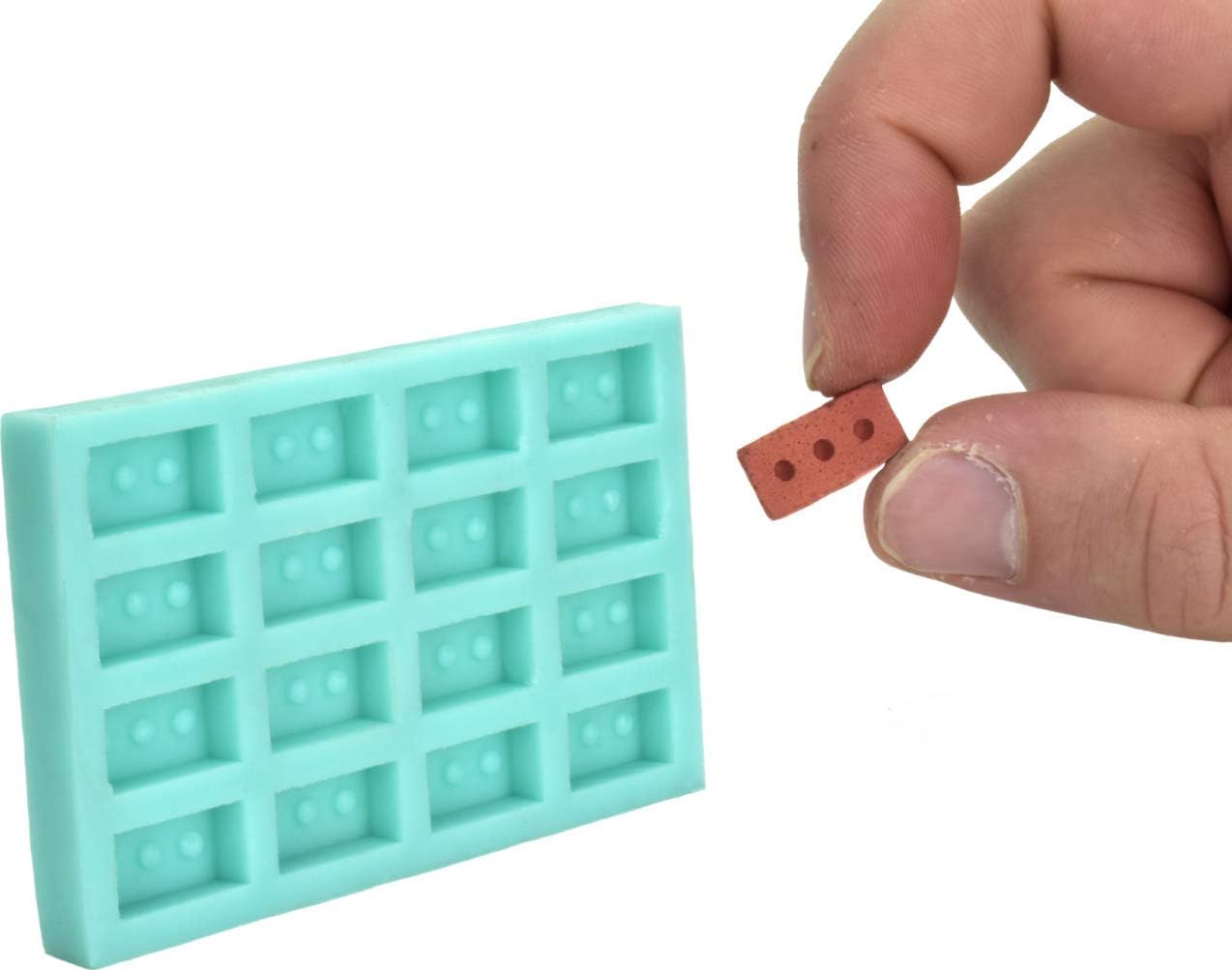 Miniature Brick Mold (1/12 Scale), Silicone Rubber