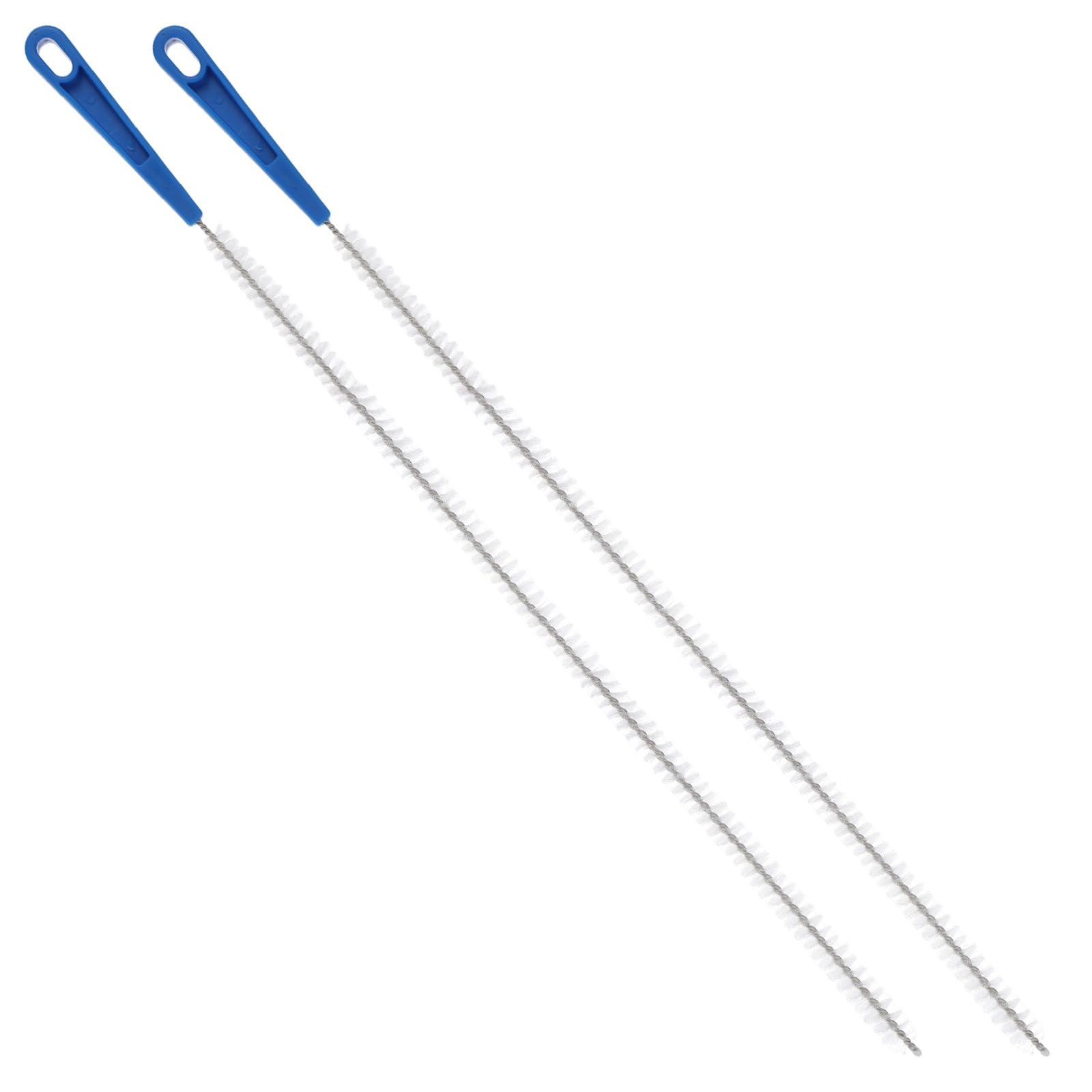 Ymapinc 2 unidades desatascadores en espiral de acero inoxidable para limpieza de tuberías en espiral de nailon para fregaderos, inodoros, duchas, tuberías de cocina (60 cm)